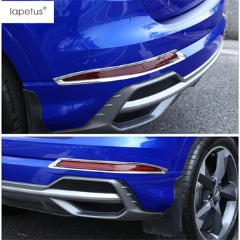 Lapetus Reikmenys Audi Q3 F3 2019 2020 ABS Uodega Priekiniai Rūko Žibintai Foglight Lempos Rėmelis Liejimo Padengti Rinkinys Apdaila / Chrome Blizgus