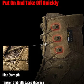 Aukščiausios Kokybės Hikking Batai Vandeniui Orui Vyrų Taktinis Sportbačiai High-Top Vyrų Saugos Avalynė Desert Combat Boots 39-45 Dydžio