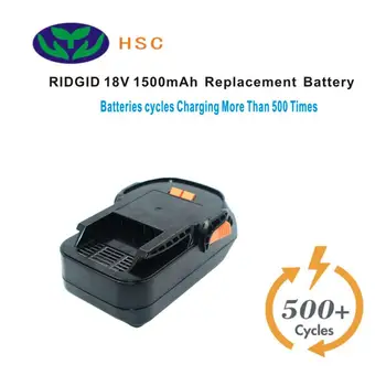 1.5 Ah 18650 Baterija RID18B Li-ion Baterija 18V Pakeisti Ridgid R840084 AC840084 130383025 /AEG L1830R B1820R L1815R