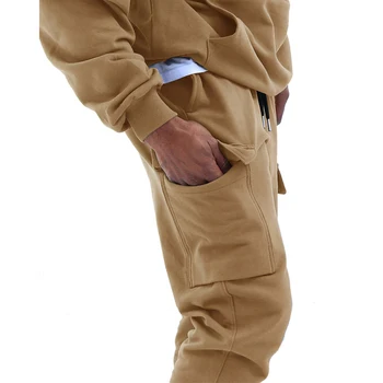 Sporto Vyrų kelnės Medvilnė daug kišenių atsitiktinis krovinių sweatpants vyriški Prekės Laiškas Spausdinti poilsiu fitneso kelnės Plius dydis 3XL