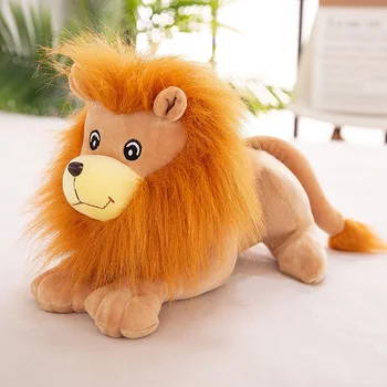 Vaikai Pliušiniai Žaislai Miega Iškamšos Tikroviška Liūtas Lėlės Realus Modeliavimas Kūrybos Namų Puošybai Vaikai Liūtas Modeliai