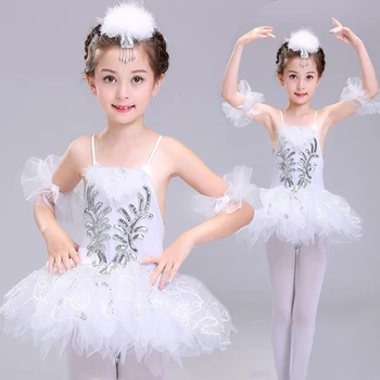 Songyuexia vaikų baleto šokių sijonas Mergina Baltoji GULBĖ tutu dancewear