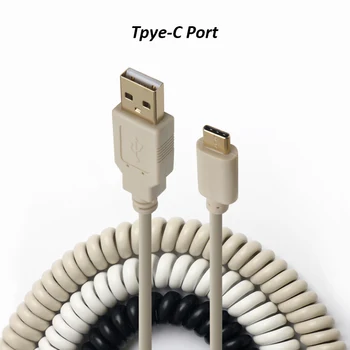 Apvynioti duomenų kabelis laido Mechaninė Klaviatūra su tipas-C USB prievadas, skirtas rinkinys 