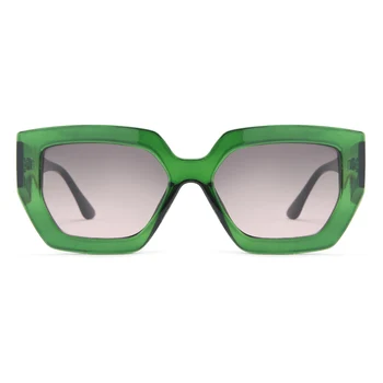 Peekaboo mėlyna žalia cat eye akiniai nuo saulės aikštėje moterų 2020 m. vasaros paplūdimio uv400 mados saulės akiniai moterims pigūs priedai