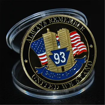10-Metų Atminimo Iššūkis Monetos,Visada Prisiminti, United We Stand 911 Iššūkis Monetos