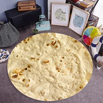 Komforto Maisto Burrito Wrap Antklodė Puikiai Turas Tortilla Mesti Kūrybos Antklodė Minkšta Namų Tekstilės Antklodė Komfortą 2021#RU2