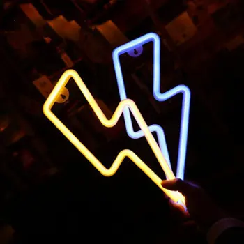 Žaibo Formos Naktį Lempa, LED Buities Festivalio Kūrybos Kabantys Papuošalai USB Baterija Atveju Dvigubos Paskirties 4.5 V Naktį Šviesos