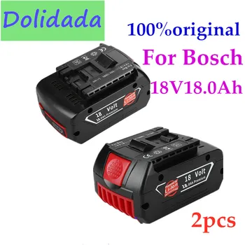 Originalus 18V18000mAh Li-ion Baterija Bosch 18V 18.0 Ah Baterijos Atsarginės Nešiojamų Pakeitimo BAT609 lemputė