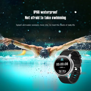 LEMFO LF28 Smart Žiūrėti 2020 IP68 Vandeniui 240*240 Širdies ritmas, Kraujo Deguonies, Stebėti Sporto Smartwatch Vyrai 