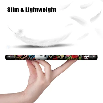 BOZHUORUI Stand Case for Samsung Galaxy Tab A7 10.4 Colių 2020 M. Laida (Modelis SM-T500/T505/T507) -Slim Tri-Fold Smart Korpuso Dangtelio