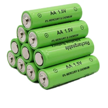 8PCS naujas AA 1,5 v aukštos kokybės baterija AA 3000mAh įkraunamos Ni-MH Baterijos 2A Baterias Fotoaparato Blykstė