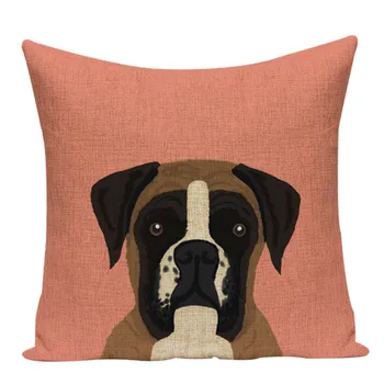 Mados Pagalvėlė padengti animacinių filmų šuo spausdinti modelio pagalvę 45x45cm sofa-kavinė 