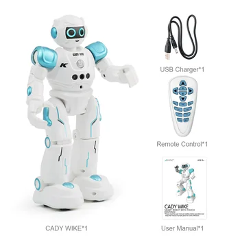 JJRC R11 RC Robotas CADY WIKE Gestas Jutikliai Touch Intelligent Programuojami Pėsčiomis Šokių Originalus prekių Įdomus Smart Žaislas Vaikams